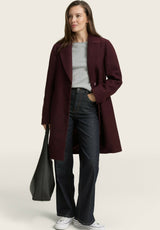 Manteau bouclé