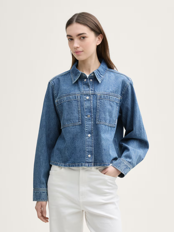 Veste denim courte