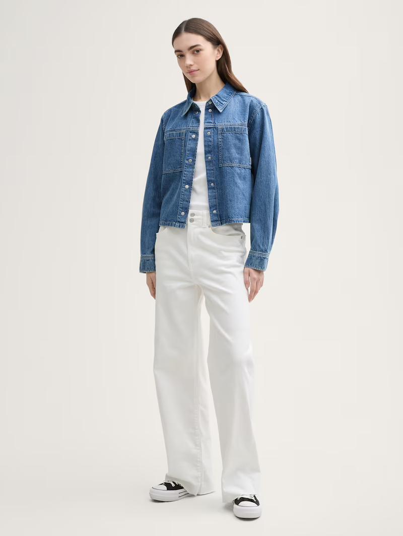 Veste denim courte