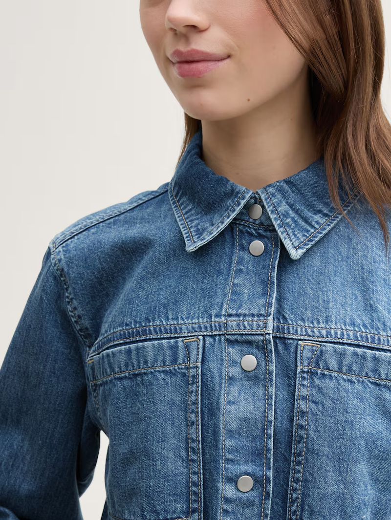 Veste denim courte