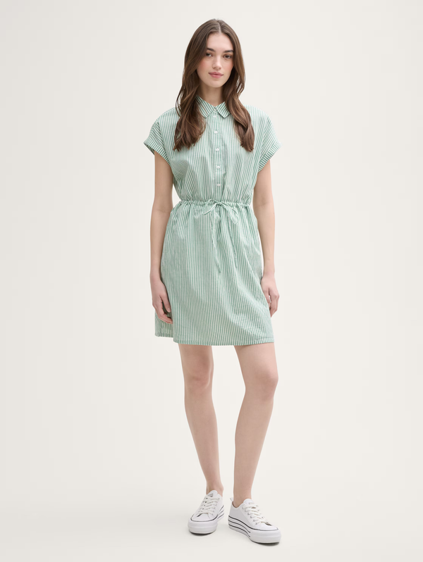 Robe-chemise rayée