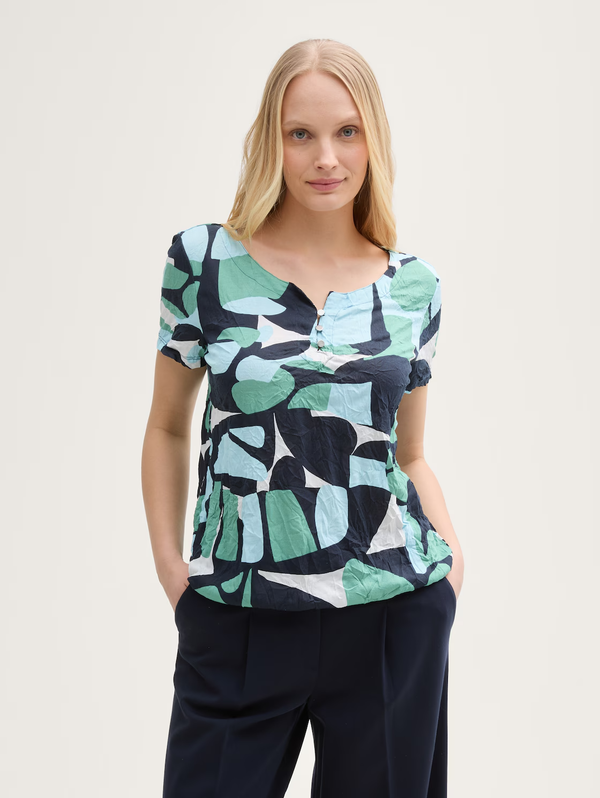T-shirt effet froissé