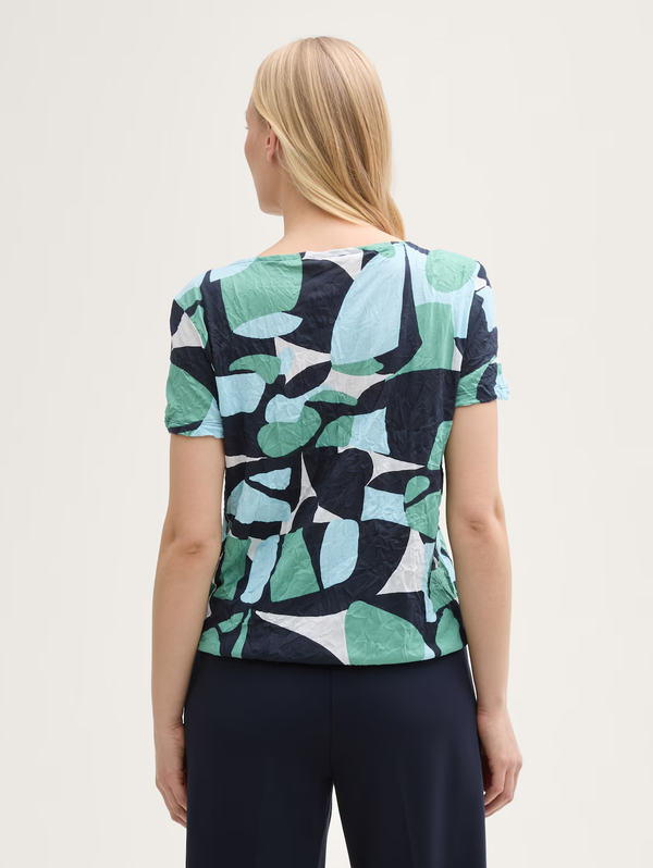 T-shirt effet froissé