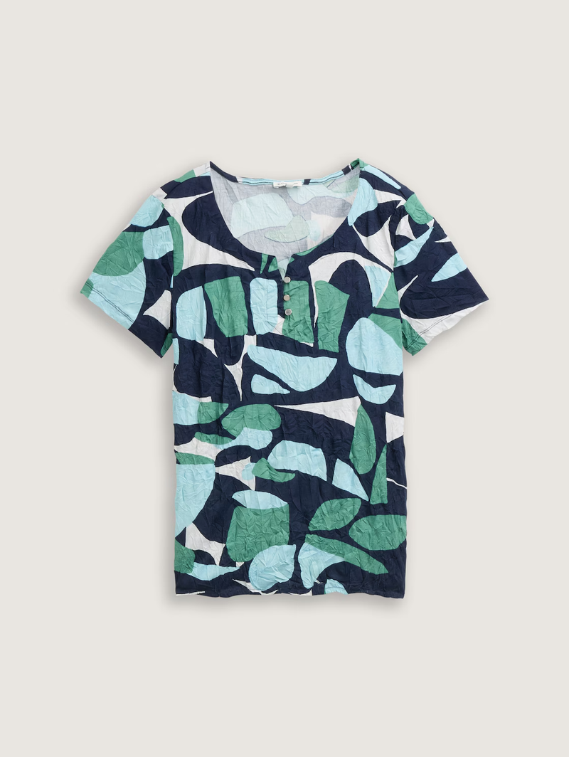 T-shirt effet froissé