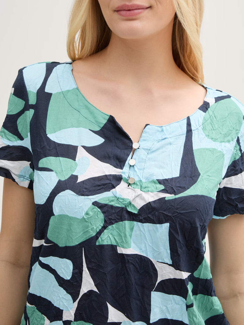 T-shirt effet froissé