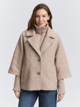 Manteau bouclé