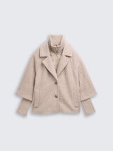 Manteau bouclé