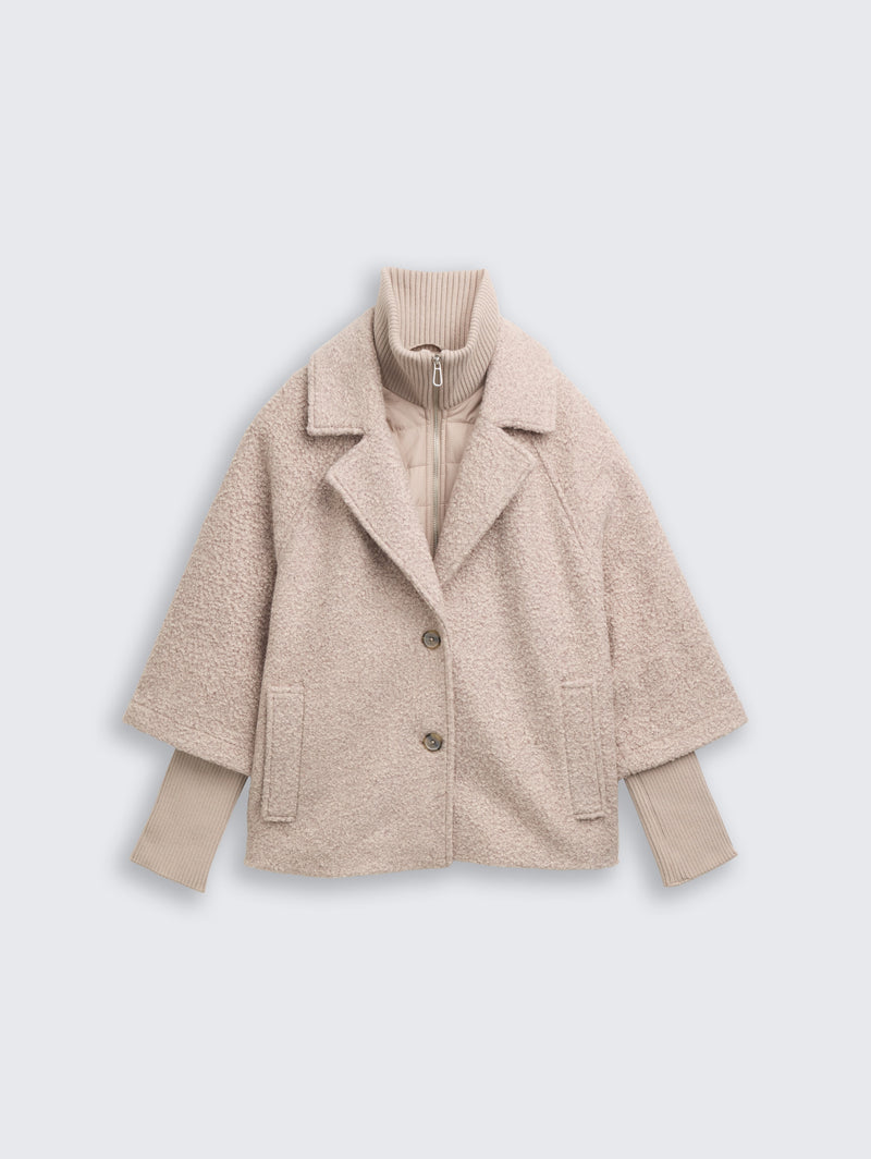 Manteau bouclé