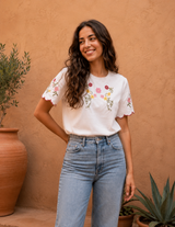 Blouse brodée