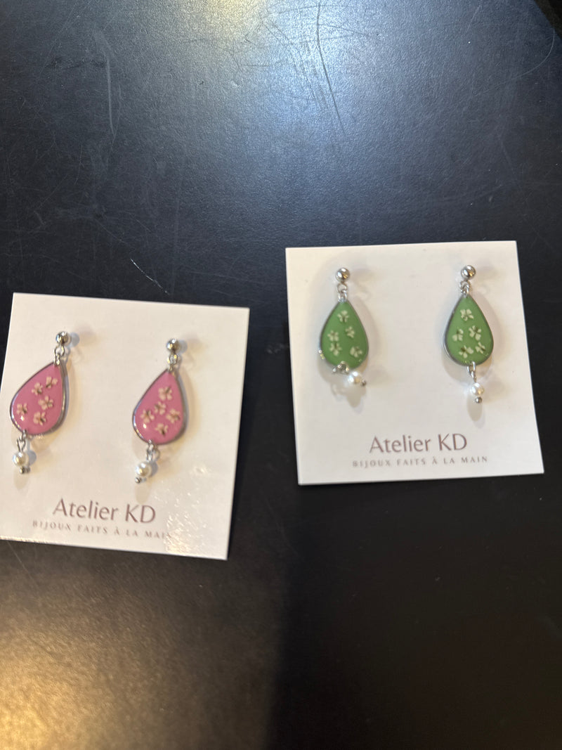 Boucle d'oreilles argent