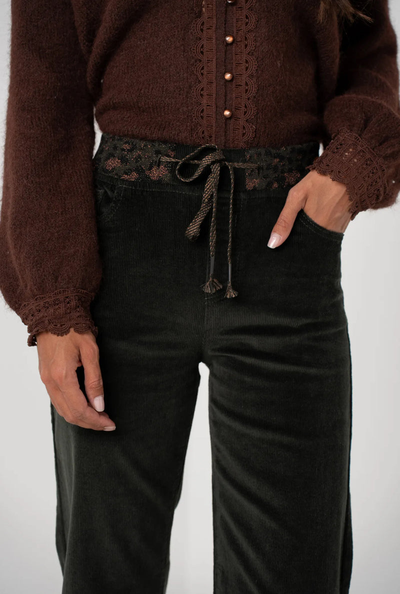 Pantalon velour