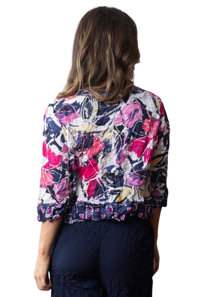 Blouse effet froissé