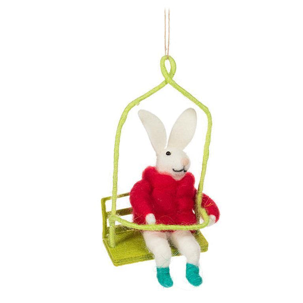 Déco - Lapin télésiège