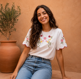 Blouse brodée