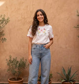 Blouse brodée
