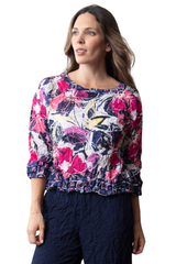 Blouse effet froissé