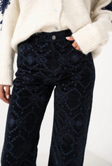 Pantalon velour