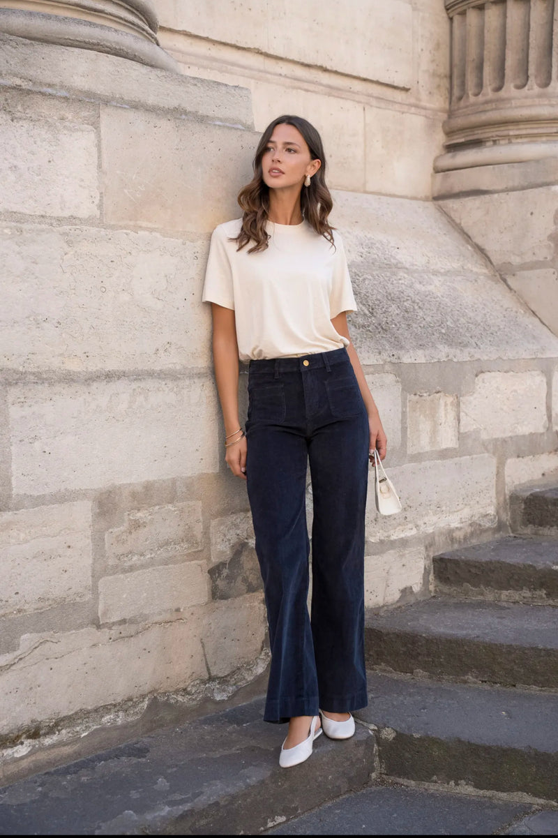 Pantalon velour