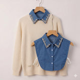 Faux col de chemise