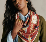 Foulard 100% soie