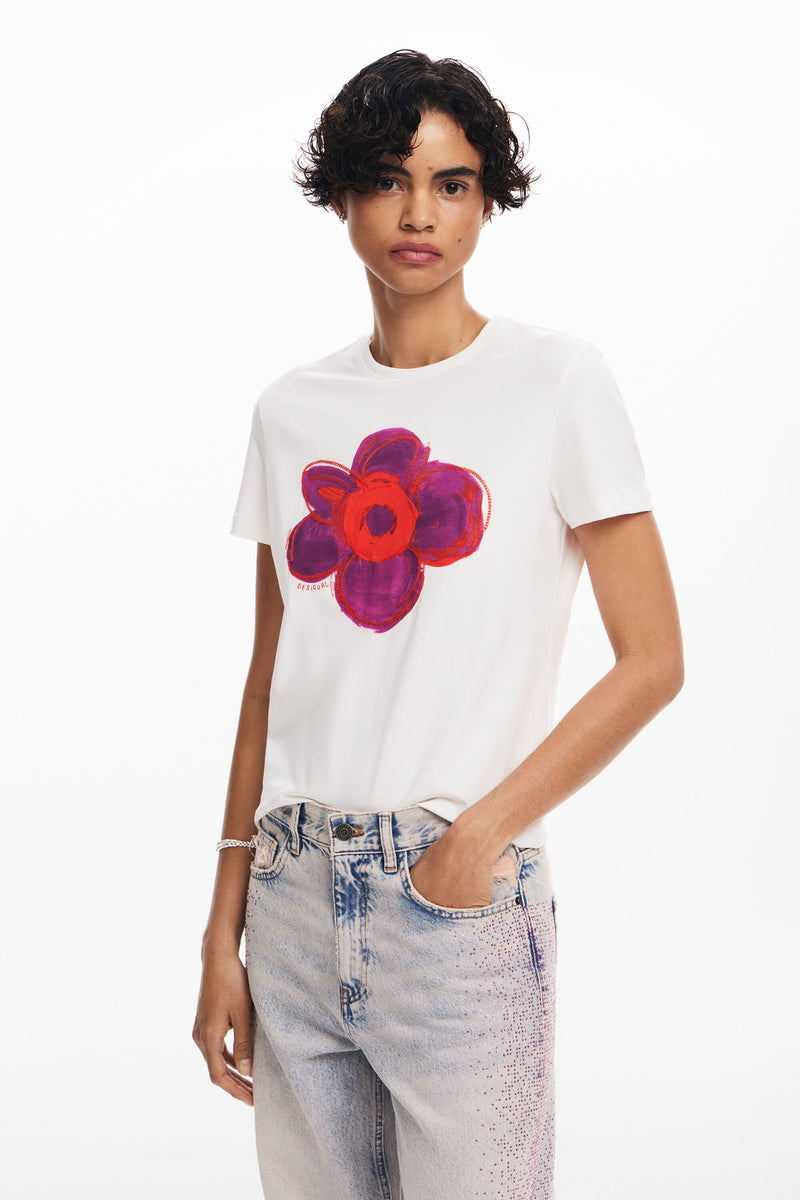 T-shirt fleur