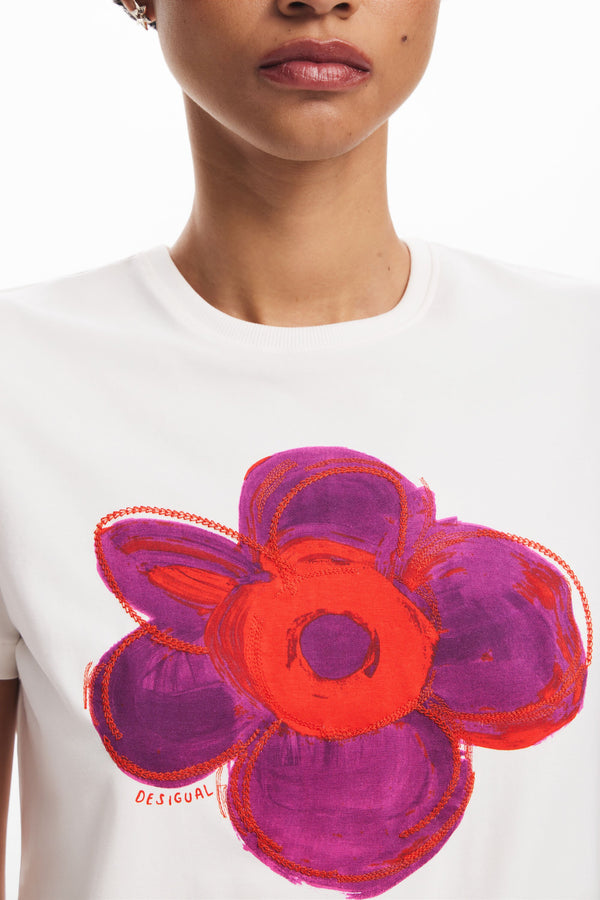 T-shirt fleur