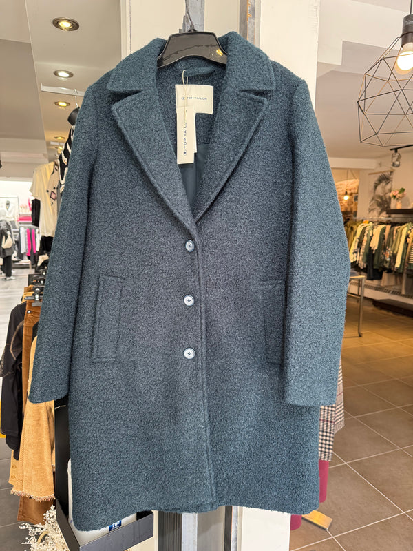 Manteau bouclé
