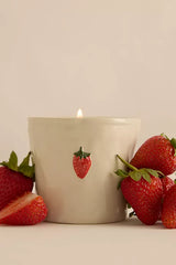 Bougie fraise