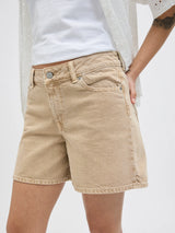 Short taupe