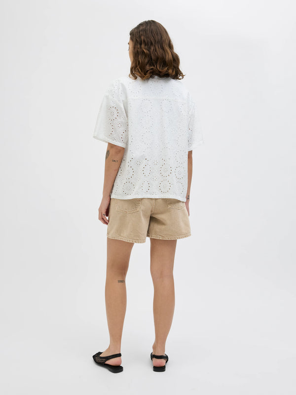 Short taupe