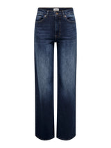Jeans taille haute brut