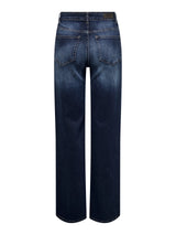 Jeans taille haute brut