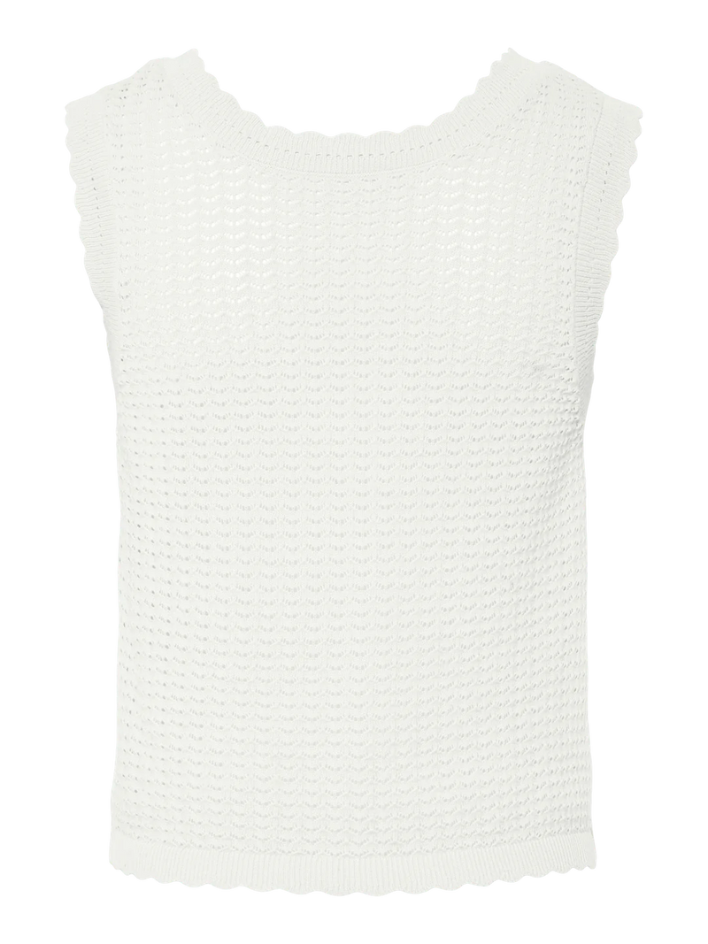 Camisole crochet col V