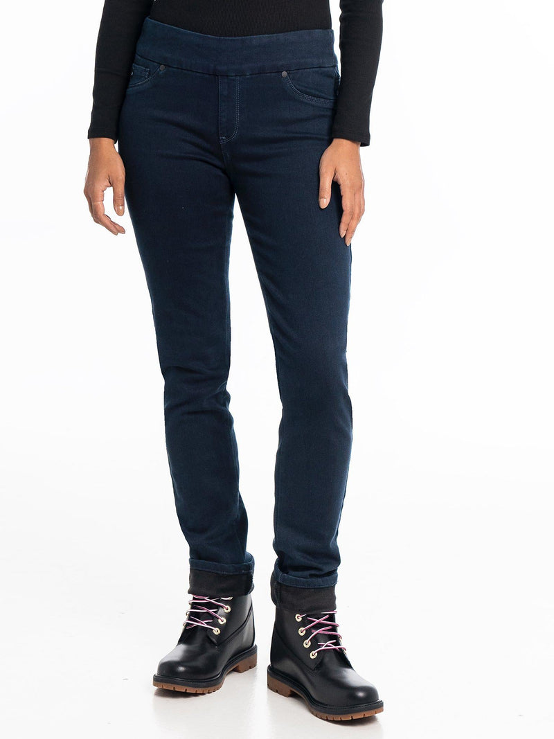 Jean doublé pull on