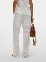 Pantalons blancs ajourés