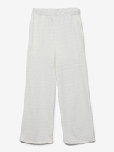 Pantalons blancs ajourés